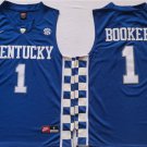 Men's Kentucky Wildcats #1 BOOKER Blue Stitched Basketball Jersey
