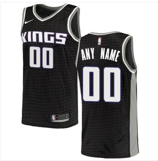 Men's Kings Personalized Custom Black Statement Edition Jersey