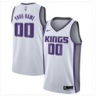 Men's Kings Personalized Custom White Association Edition jersey