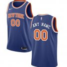 Men's Knicks Personalized Custom Royal Blue Icon Edition jersey