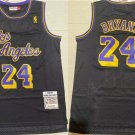 Men's Los Angeles Lakers #24 Kobe Bryant Black Throwback basketball Jersey