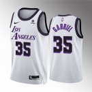 Men's Los Angeles Lakers #35 Wenyen Gabriel White City Edition Stitched Jersey