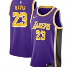 Men's Los Angeles Lakers Anthony Davis Purple Basketball Jersey