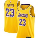 Men's Los Angeles Lakers Anthony Davis Yellow Basketball Jersey