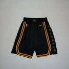 Men's Los Angeles Lakers Black City Edition Basketball Shorts Embroidered