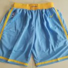 Men's Los Angeles Lakers Blue Basketball Shorts Embroidered