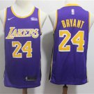 Men's Los Angeles Lakers Kobe Bryant Purple Basketball Jersey Embroidered