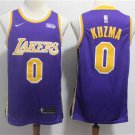 Men's Los Angeles Lakers Kyle Kuzma Purple Basketball Jersey Embroidered