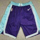 Men's Los Angeles Lakers Purple Diamond 2022 City Edition Swingman Stitched Shorts