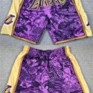 Men's Los Angeles Lakers Purple Gold Shorts
