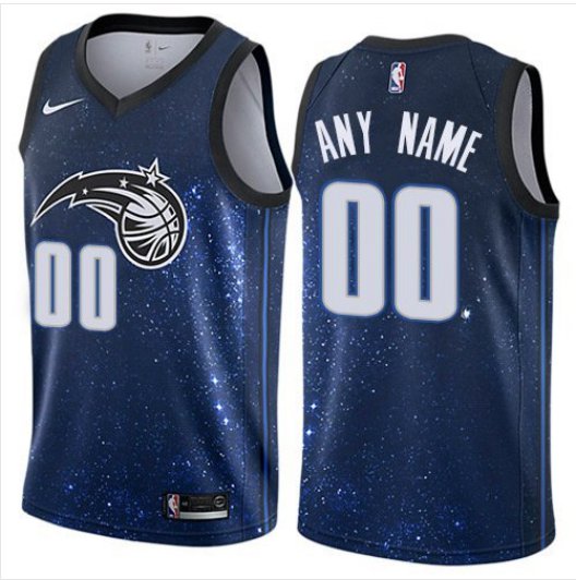 Men's Magic Personalized Custom Blue City Edition Jersey