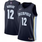 Men's Memphis Grizzlies Ja Morant Navy Icon Jersey Stitched