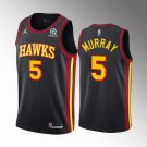 Men's Miami Heat #5 Nikola Jovic 2022 Black Icon Edition 75th Anniversary Stitched Basketball Jersey
