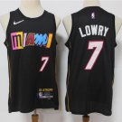 Men's Miami Heat #7 Kyle Lowry Black Diamond 2022 City Edition Swingman Stitched Jersey