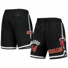 Men's Miami Heat #14 Tyler Herro Black Shorts