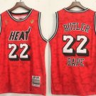 Men's Miami Heat #22 Jimmy Butler Red Stitched basketball Jersey