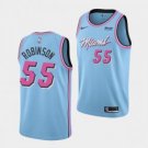 Men's Miami Heat #55 Duncan Robinson Blue Stitched Jersey