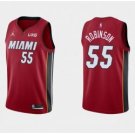 Men's Miami Heat #55 Duncan Robinson Red Stitched Jersey