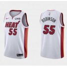 Men's Miami Heat #55 Duncan Robinson White Stitched Jersey