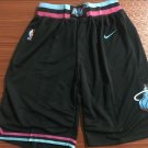 Men's Miami Heat Black City Edition Basketball Shorts Embroidered