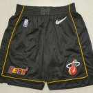 Men's Miami Heat Black Diamond 2022 City Edition Swingman Stitched Shorts