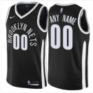 Men's Nets Personalized Custom Black City Edition Jersey