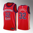 Men's New Orleans Pelicans #32 E.J. Liddell Red 202223 Statement Edition Stitched Jersey
