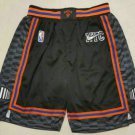 Men's New York Knicks Black Diamond 2022 City Edition Swingman Stitched Shorts