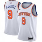 Men's New York Knicks RJ Barrett White Basketball Jersey Stitched