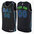 Men's Nike Mavericks Personalized Custom Black City Edition Jersey