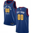 Men's Nike Nuggets Personalized Custom Blue Alternate Statement jersey