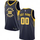Men's Nike Pacers Personalized Custom Navy Blue Icon Edition Jersey