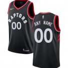 Men's Nike Raptors Personalized Custom Black Statement Edition Jersey