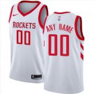 Men's Nike Rockets Personalized Custom White Association Edition jersey