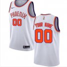 Men's Nike Suns Personalized Custom White Association Edition Jersey