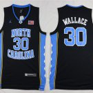 Men's North Carolina Tar Heels #30 Rasheed Wallace 2016 Black Swingman College Basketball Jersey