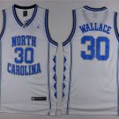 Men's North Carolina Tar Heels #30 Rasheed Wallace 2016 White Swingman College Basketball Jersey