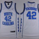 Men's North Carolina Tar Heels #42 Jerry Stackhouse 2016 White Swingman College Basketball Jersey