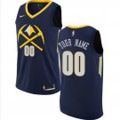 Men's Nuggets Personalized Custom Navy Blue City Edition Jersey