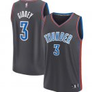 Men's Oklahoma City Thunder #3 Josh Giddey 202223 Black City Edition Stitched Basketball Jersey