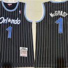 Men's Orlando Magic #1 Tracy McGrady Black Stitched Basketball Jersey
