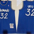 Men's Orlando Magic #32 Shaquille O'Neal Blue Stitched Basketball Jersey