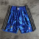 Men's Orlando Magic Dark Stars Blue Throwback Basketball Shorts Stitched