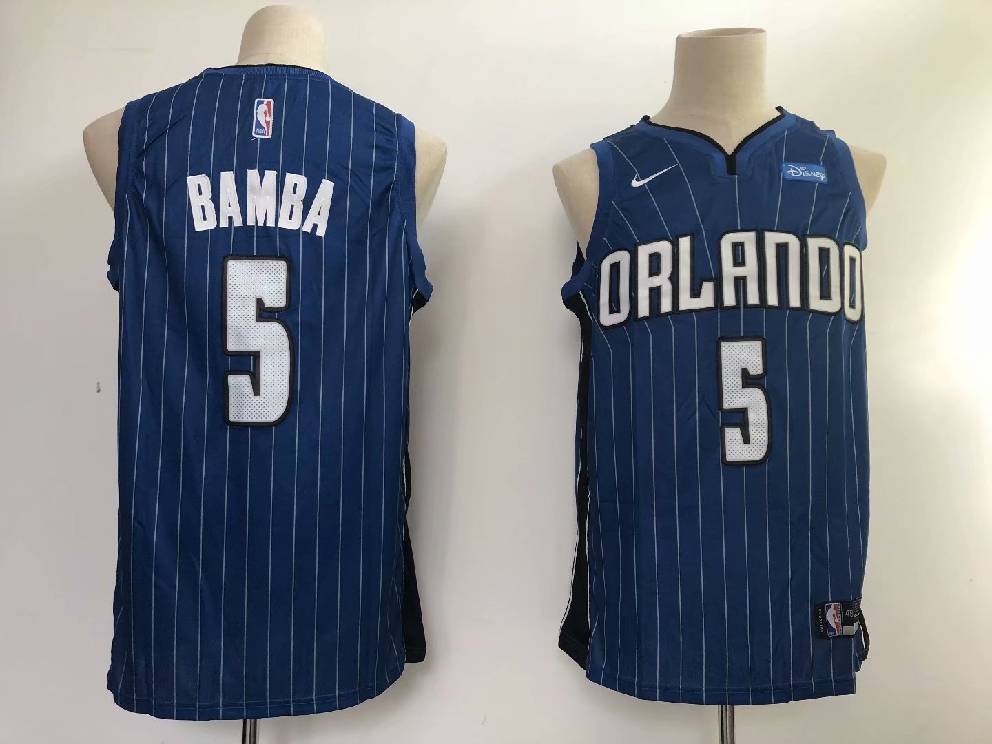 Men's Orlando Magic Mohamed Bamba Blue Basketball Jersey Embroidered