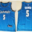 Men's Orlando Magic Mohamed Bamba Blue Throwback Basketball Jersey Embroidered