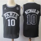 Men's Paris Saint Germain Neymar Jr Black Basketball Jersey Embroidered