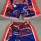Men's Philadelphia 76ers RedBlue Shorts (Run Small)