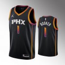 Men's Phoenix Suns #1 Devin Booker Balck Stitched Jersey