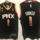 Men's Phoenix Suns #1 Devin Booker Black Stitched Jersey