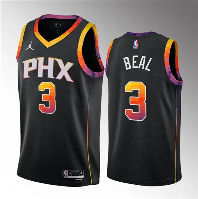 Men's Phoenix Suns #3 Bradley Beal Black 202223 Statement Edition Stitched Basketball Jersey